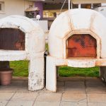 Traditional Greece and Cyprus kleftiko pit oven. Mediterranean cuisine. Greek Lamb.